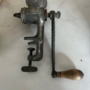 Vintage Meat Grinder  # 2  Universal    total inches 12